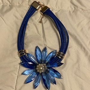 Blue necklace